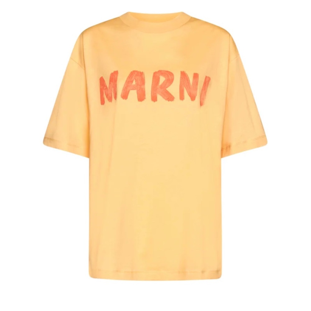 Marni Logo Printed Crewneck T-Shirt